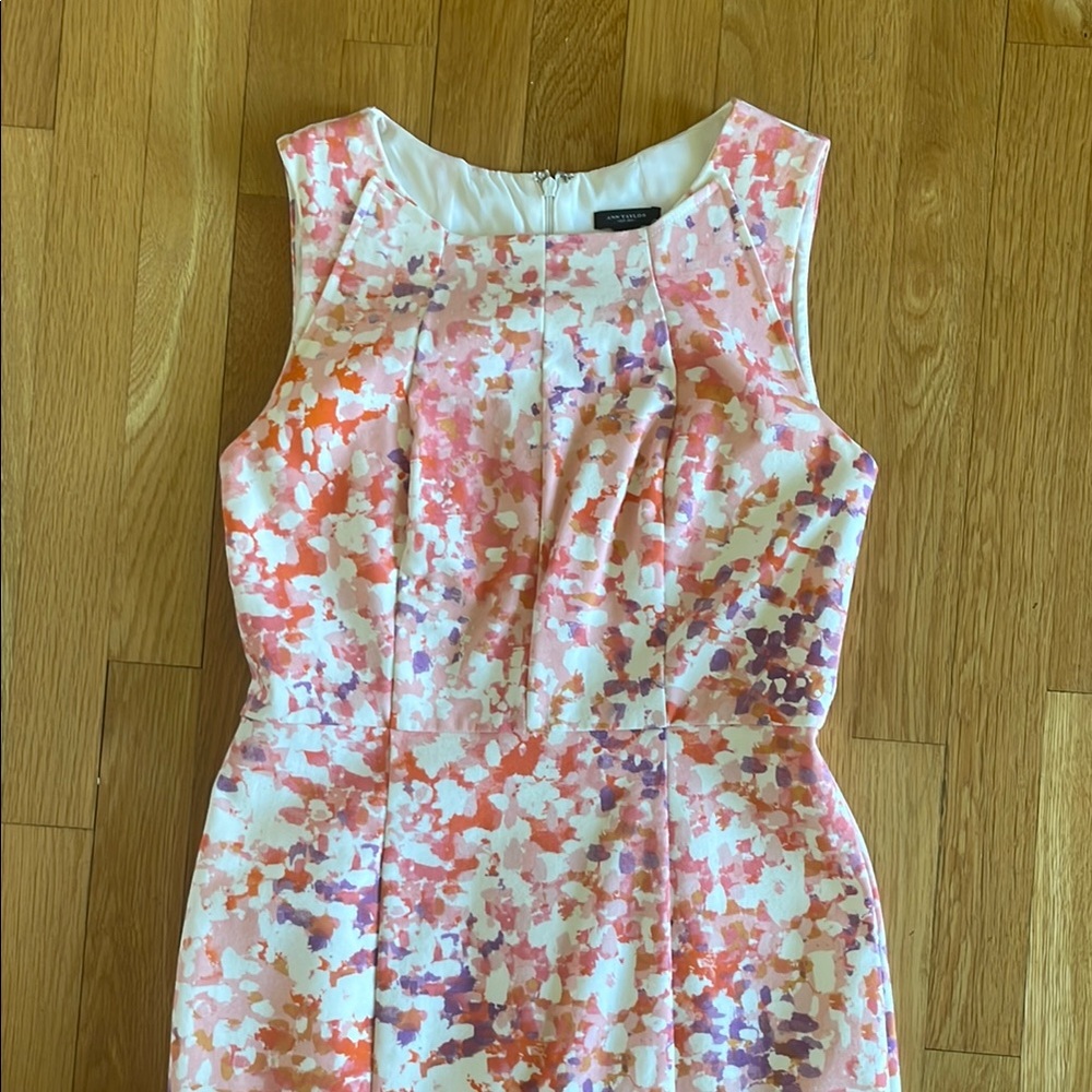 Ann Taylor Multicolor Sleeveless Dress